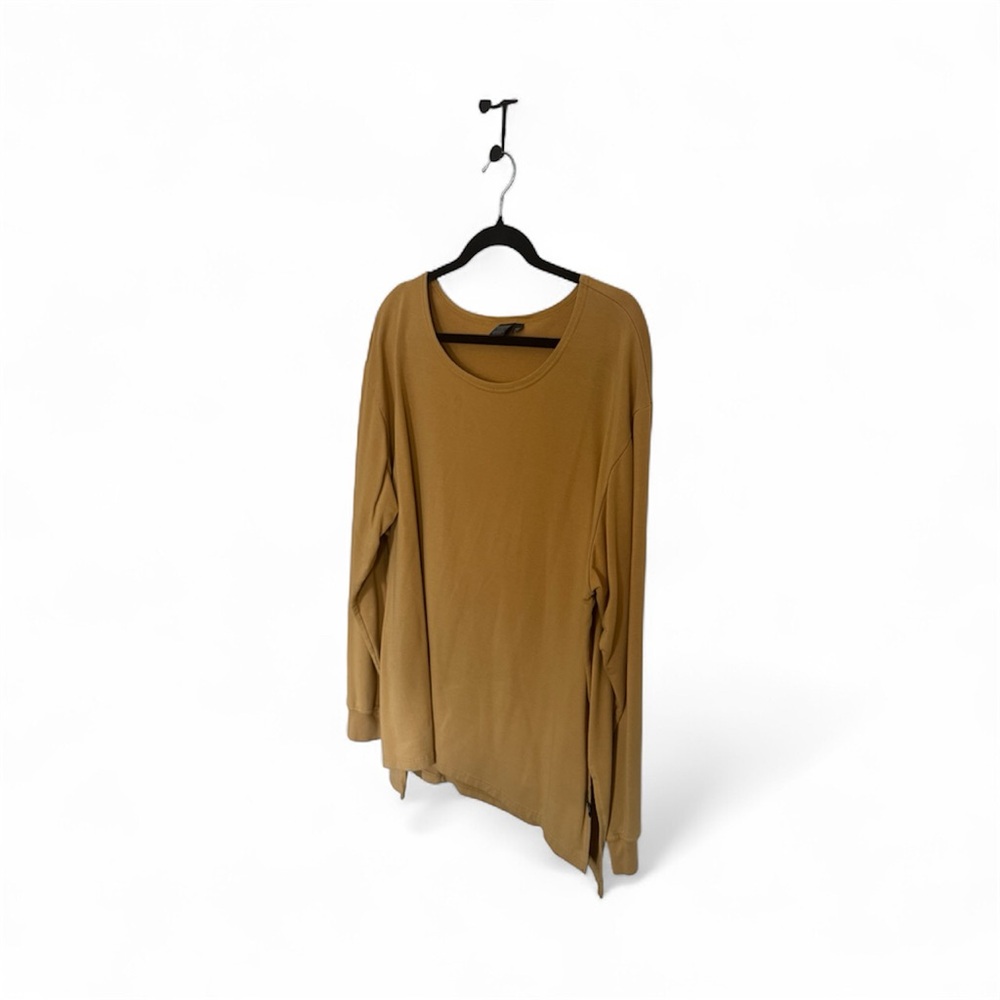 Wooly Doodle Long Sleeve Women's Top Deep Mustard Yellow